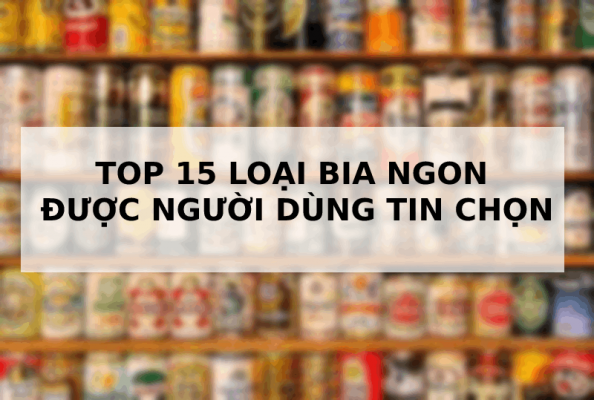 TOP 15 LOẠI BIA NGON ĐƯỢC NGƯỜI DÙNG TIN CHỌN
