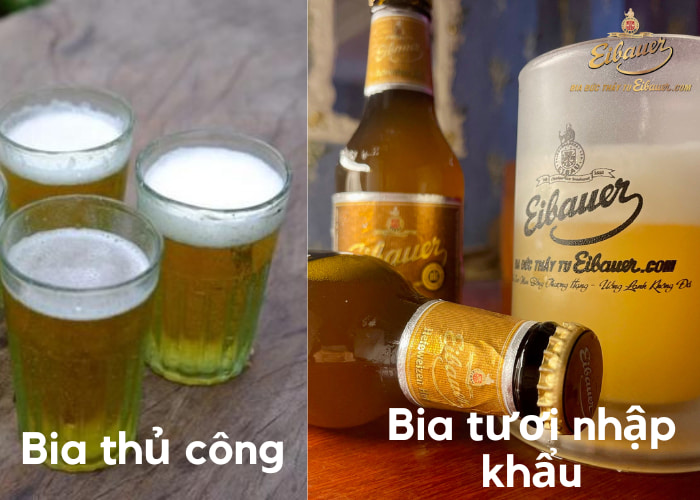 So sánh bia thủ công và bia tươi? Nên uống loại bia nào hơn?